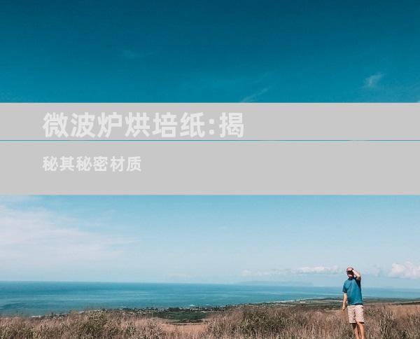微波炉烘培纸:揭秘其秘密材质